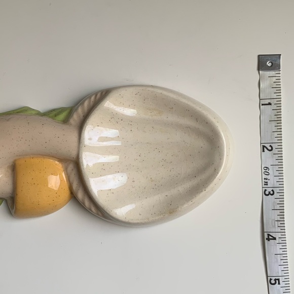 Vintage Arnel’s Ceramic Mushroom Spoon Rest / 1980s / Retro kitchen / Wall art - Picture 13 of 14